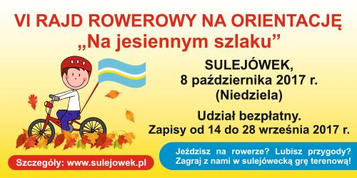 VI Rajd Rowerowy na Orientację „Na jesiennym szlaku”