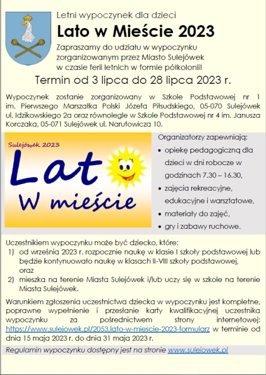Plakat Lato w Miescie