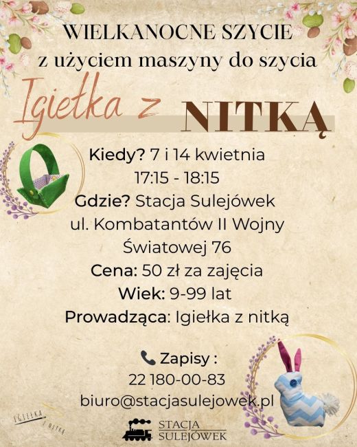 wielkanocne szycie