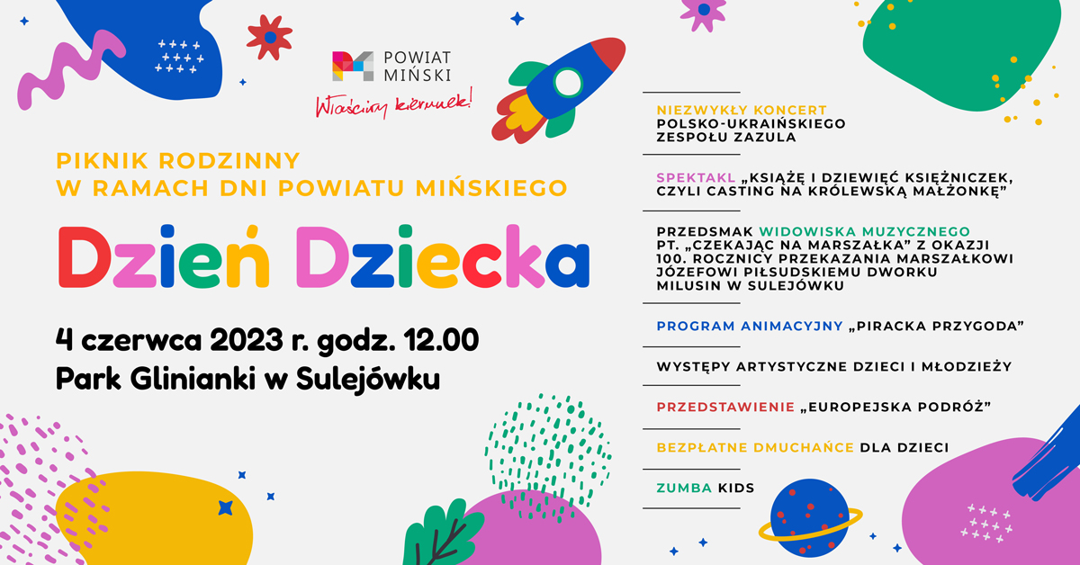 Piknik Rodzinny w Sulejówku w ramach Dni Powiatu Mińskiego