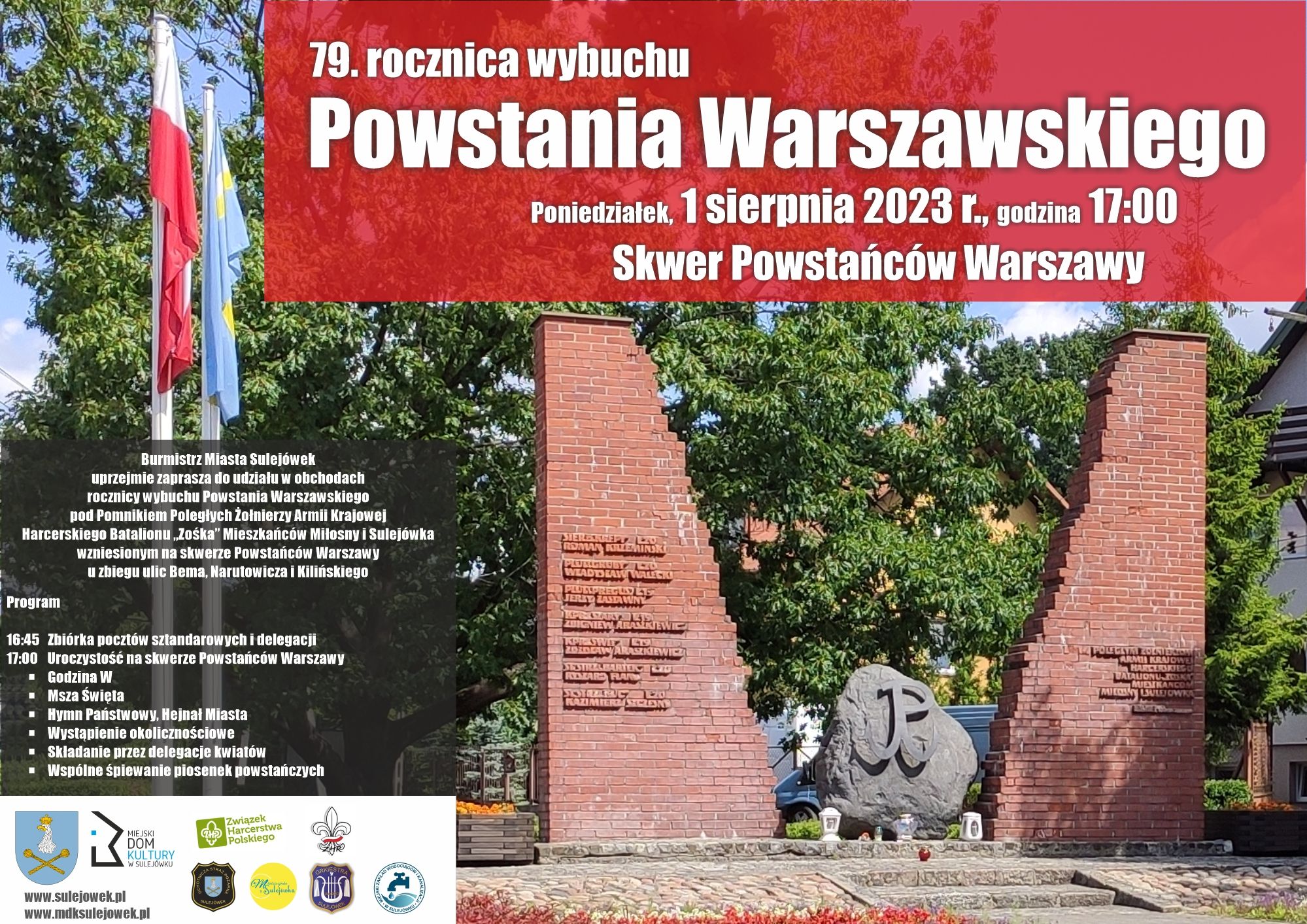 79. rocznica wybuchu Powstania Warszawskiego