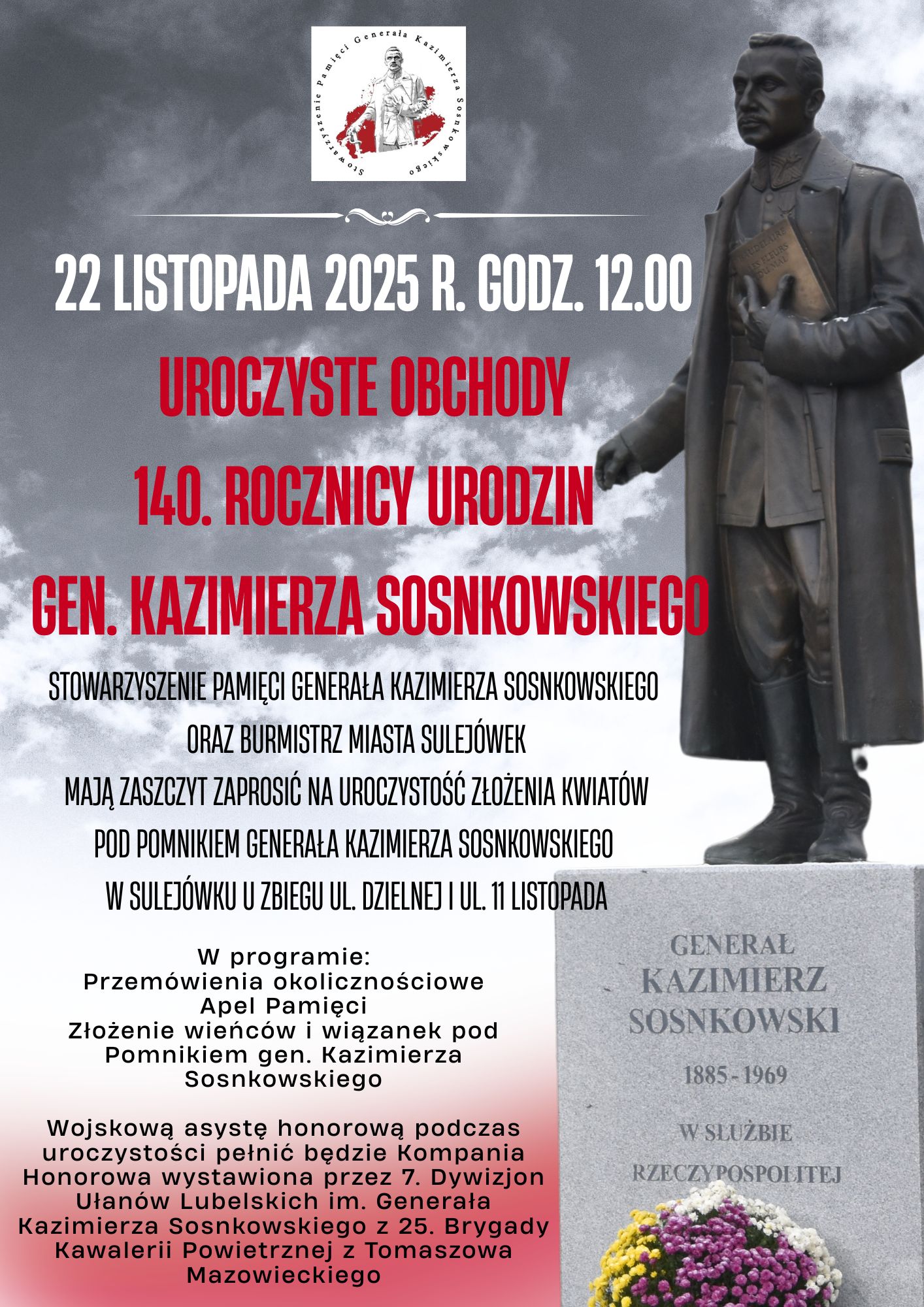 Obchody 140. rocznicy urodzin Generała Kazimierza Sosnkowskiego