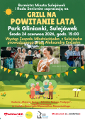 Piknik dla Seniorów na powitanie lata w dniu 24 czerwca 2026 r. na terenie Parku Glinianki